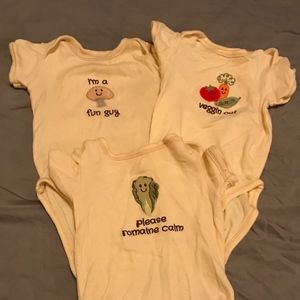 Organic cotton onesies